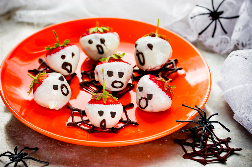 Spooky Chocolade Aardbeien