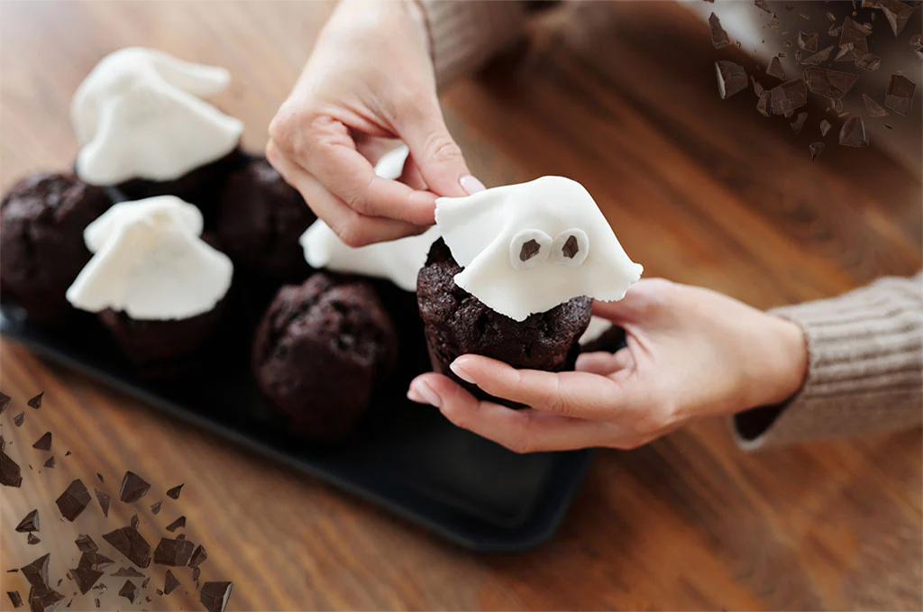Spooky halloween cupcakes