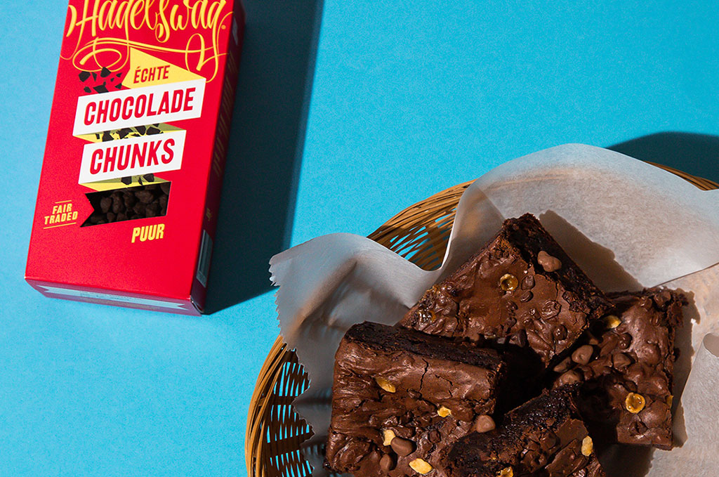 Boost je gelukshormoon met onze Chunky Brownies